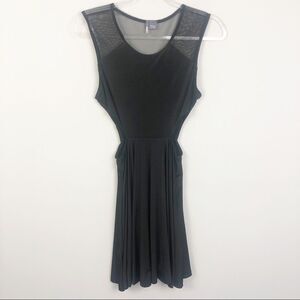 SPARKLE & FADE | Urban Cutout Black Sheer Mini Dress Women’s Size Small